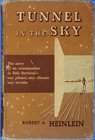 Tunnel In The Sky By Robert A Heinlein,  Hardcover 1963 Scifi Star Gate,  Survival