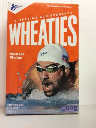 Michael Phelps Wheaties Box The Greatest American Olympian