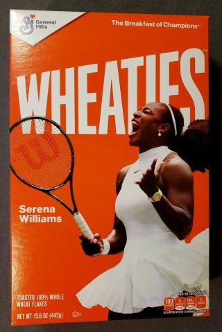 U.  S.  Open Serena Williams Wheaties Box Full