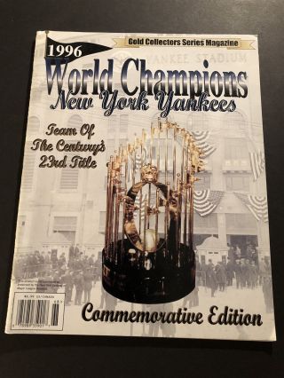 1996 York Yankees Vs Atlanta Braves World Series Commemorative Jeter Mariano