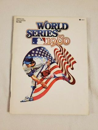 1980 World Series Official Program Philadelphia Phillies Vs.  Kansas City Royals