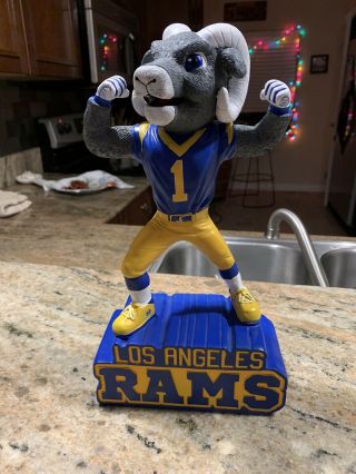 Los Angeles Rams Rampage Mascot Statue Figurine Nfl Figure