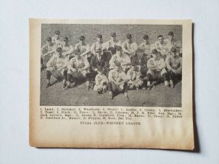 Tulsa Oilers 1924 Team Picture Jack Lelivelt Rusty Pence George Blaeholder
