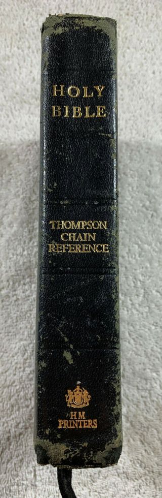 C 1964 Thompson Chain Reference Bible Kjv King James Version Eyre & Spottiswoode