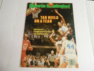 Sports Illustrated Mar 29,  1982 Unc Tar Heels Basketball Newsstand No Label Nm