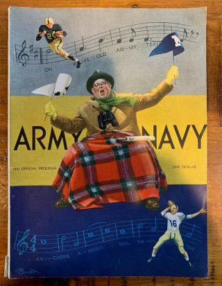1951 Army Vs Navy College Football Program