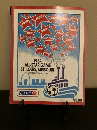 1984 All Star Game St Louis Misl Program Book