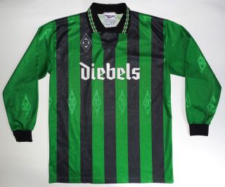 Borussia Mönchengladbach Reebok Football Jersey Shirt Trikot 96 - 97 Lg Sleeve Xl