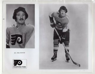 Al Macadam 1973 - 74 Philadelphia Flyers Team Issue 8x10 Nhl Rookie Photo