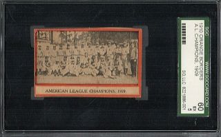 1910 Orange Borders A.  L.  Champions Detroit Tigers (ty Cobb) Sgc 60 Ex 5 Rare
