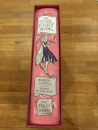 Andrew Lang The Folio Society 2007 The Pink Fairy Book Hardback With Case Vgc