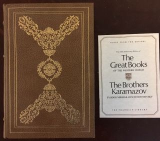 Fyodor Dostoevsky The Brothers Karamazov Franklin Library Great Books - Limited Ed