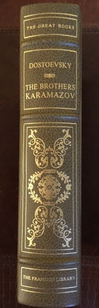 Fyodor Dostoevsky THE BROTHERS KARAMAZOV Franklin Library Great Books - Limited Ed 2