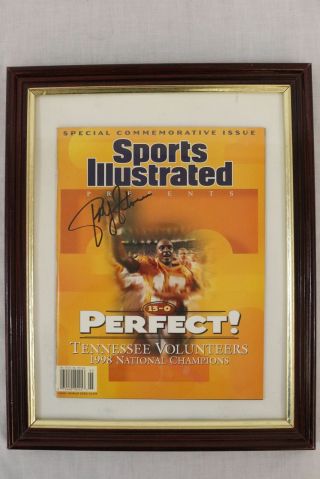 Sports Illustrated Tennessee Vols 1998 National Champions Commemorative Framed