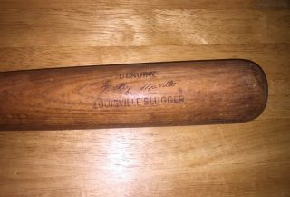 Vintage H&b Louisville Slugger 125 Mickey Mantle Flame Tempered 34 Inch Wood Bat