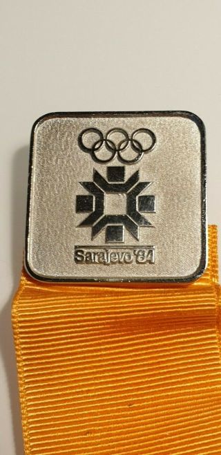1984 Sarajevo Winter Olympic Games Participation badge 2