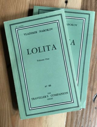 Lolita (1959) Vladimir Nabokov 4th Printing Olympia Press Paris 2 Vol Traveller
