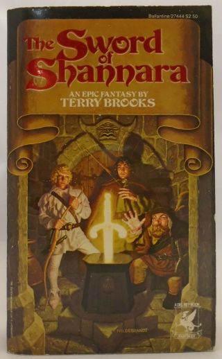 Terry Brooks Signed - Sword Of Shannara - First Edition Del Rey Mass Market