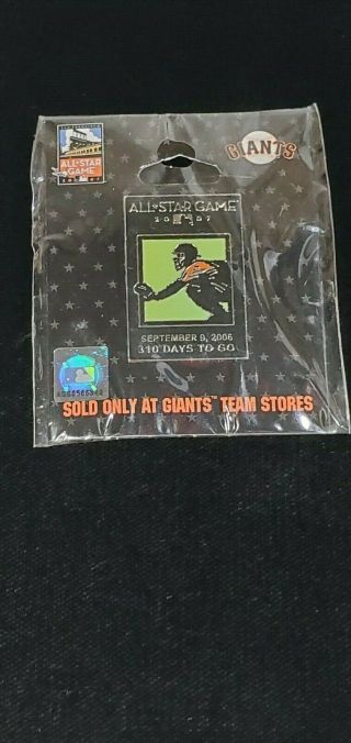 2007 San Francisco Giants Mlb All Star Game Press Pin