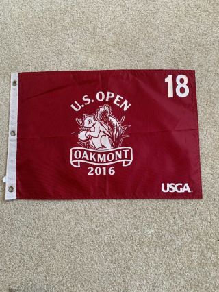 2016 Us Open Golf Flag Oakmont Country Club Scorecard Pine Valley Merion Ngla