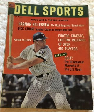 1963 Dell Sports Minnesota Twins Harmon Killebrew The Most Dangerous Hitter