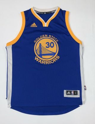 Stephen Curry Golden State Warriors Adidas Youth Large Basketball Jersey Royal