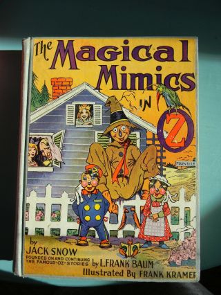 The Magical Mimics In Oz Book By L.  Frank Baum Great Illustrations 1st Edition