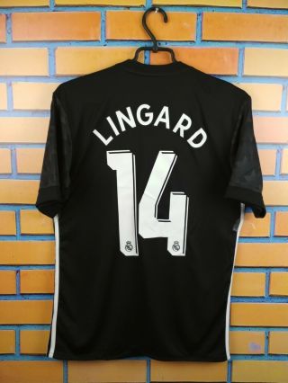 Lingard Manchester United Jersey Small 2017 2018 Away Shirt Bs1217 Soccer Adidas