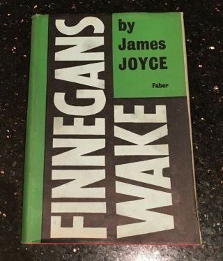 Finnegans Wake James Joyce Faber Hardback 1960 Edition