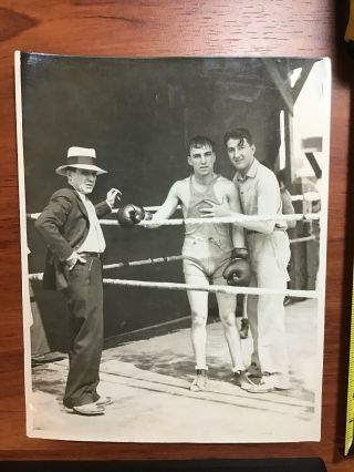 1929 Welterweight Boxing Champion Jackie Fields Boxer Press Photo Detroit Leland