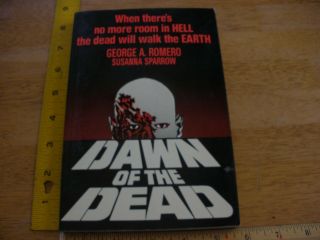George A Romero Susanna Sparrow Dawn Of The Dead 1978 St.  Martins 1st Print Book