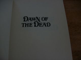 George A Romero Susanna Sparrow Dawn of the Dead 1978 St.  Martins 1st print book 3