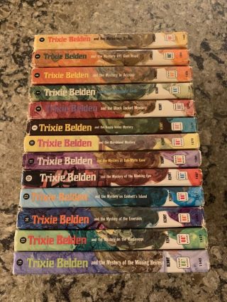Trixie Belden Set Of Books From 1970.  Books 4 - 16