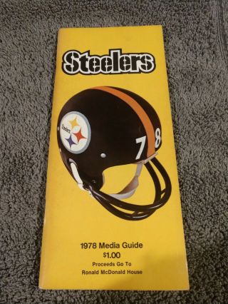 1978 Pittsburgh Steelers Football Media Guide