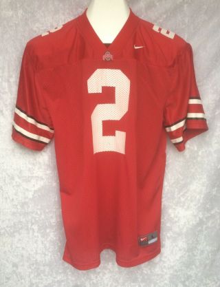 Ohio State Buckeyes Nike Football Jersey 2 Brutus Cbus Youth Large Red
