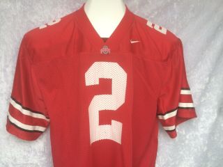 Ohio State Buckeyes Nike Football Jersey 2 Brutus Cbus Youth Large Red 2