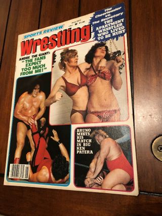 1977 Wrestling Superstar Graham Andre The Giant Pat Patterson Mil Mascaras June