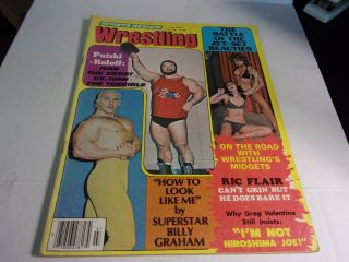 Sports Review Wrestling July 1976 Superstar Billy Graham Ivan Putski Wrestling