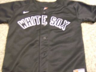 Chicago White Sox Baseball Jersey Youth Medium Nike Black Mlb Boys Kids
