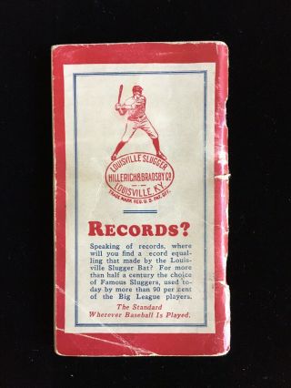 The Sporting News Record Book For 1931 Hack Wilson Chicago Cubs 2