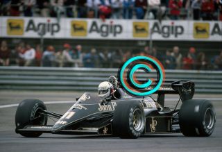 Racing 35mm Slide F1 Elio De Angelis - Lotus 1984 San Marino Formula 1