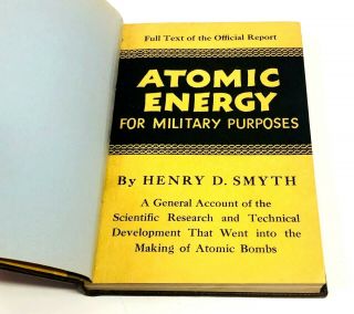 Atomic Energy For Military Purposes (1945) Princeton University Press