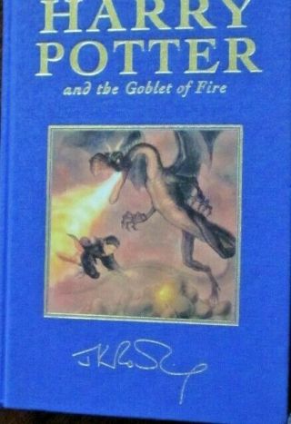 Harry Potter And The Goblet Of Fire Deluxe First Edition