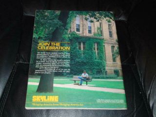 1985 USC VS NOTRE DAME COLLEGE FOOTBALL PROGRAM PAUL HORNUNG COVER NR 2