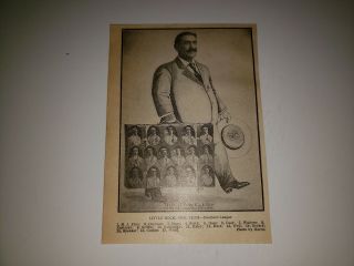 Little Rock Travelers 1908 Team Picture Tris Speaker Beals Becker Dolly Stark
