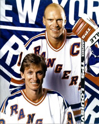 York Rangers - 3 Photos - Wayne Gretzky & Mark Messier -