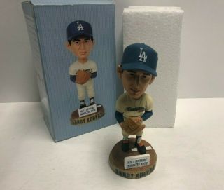 Sandy Koufax 2012 Los Angeles Dodgers Bobblehead Sga Box Wear So Discounted