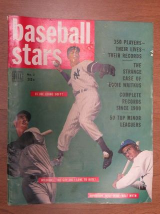 Baseball Stars 1950 No 2 Joe Dimaggio Ted Williams Jackie Robinson Cover
