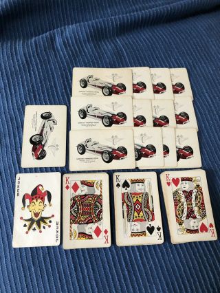 A.  J.  Foyt Jr.  Full Set Racing Playing Cards.  National Driving Champion 1960 - 1963