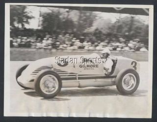 Wilbur Shaw Hof Racing Press Photo 1936 500 - Mile Race Indianapolis